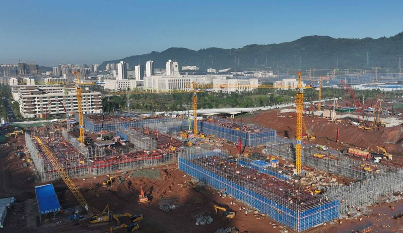 建设中的成都理工大学宜宾校区二期，2022年投用！